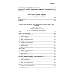 OKUL ÖNCESİ EĞİTİMDE GELİŞİM ALANLARINA GÖRE MATERYAL GELİŞTİRME